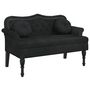 Voir la diapositive 2 : VIDAXL Banc avec coussins noir 120,5x65x75 cm velours