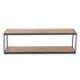 Voir la diapositive 2 : Paris Prix Table Basse 2 Niveaux  Miraza  150cm Naturel & Noir