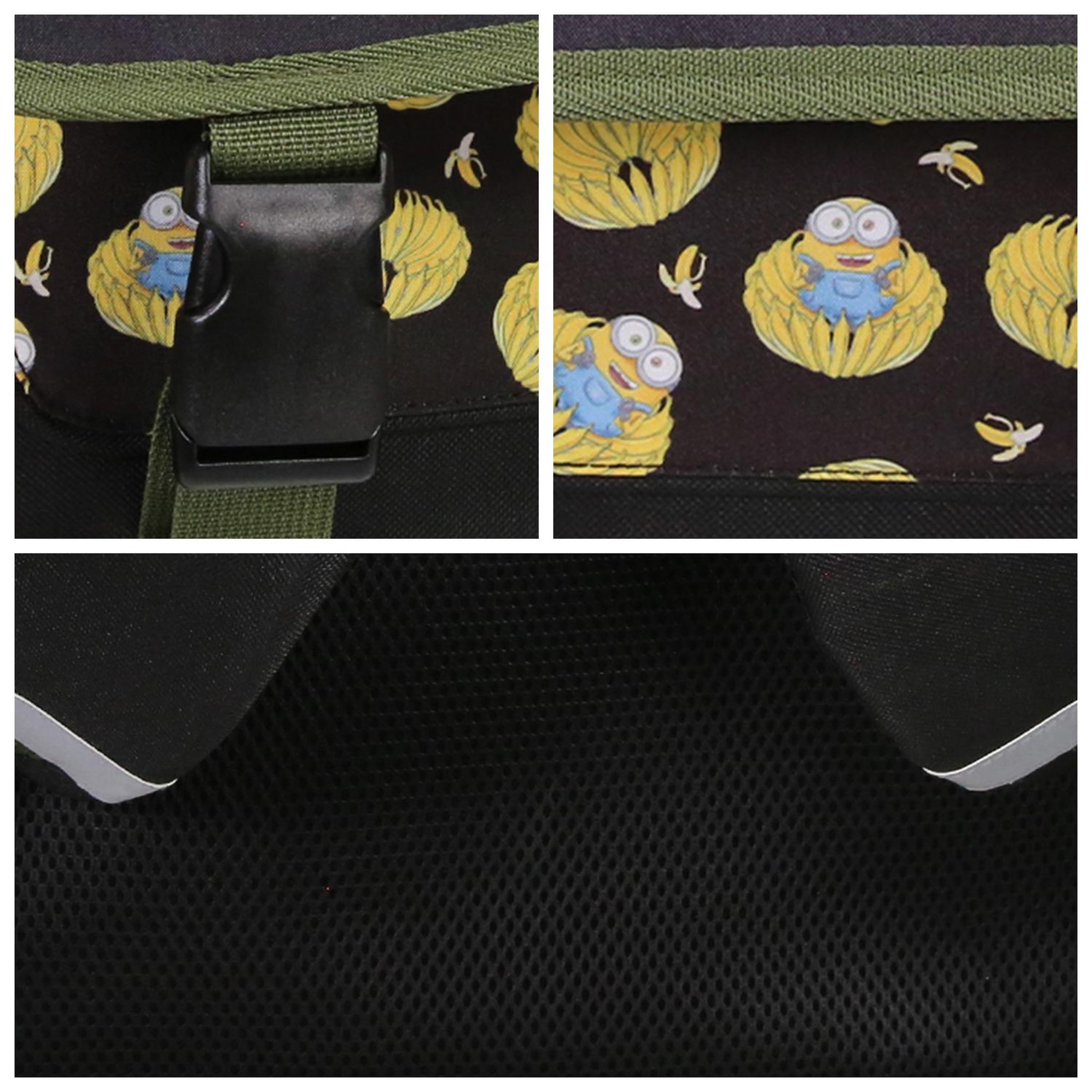 Voir la diapositive 6 : Bagtrotter Cartable 38cm noir Les Minions  2 compartiments - Bagtrotter