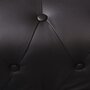 VIDAXL Canape d'angle Chesterfield 6 Places Cuir artificiel Noir