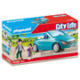 Voir la diapositive 1 : PLAYMOBIL 70285 - City Life - Papa avec enfant et voiture cabriolet