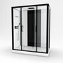 Voir la diapositive 2 : Aurlane Cabine de douche rectangulaire Loft  170 - 170 x 90