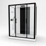 Voir la diapositive 2 : Aurlane Cabine de douche rectangulaire Loft  170 - 170 x 90
