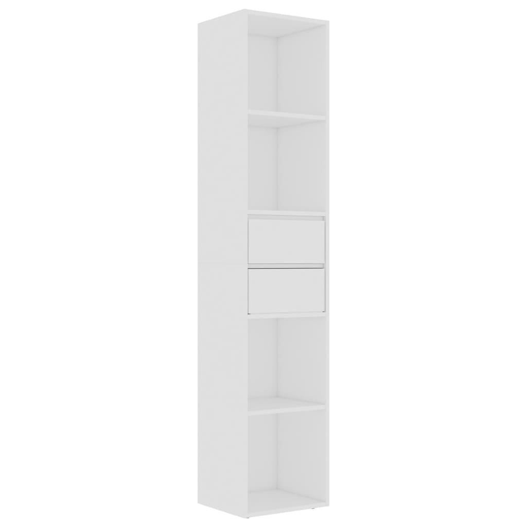 Voir la diapositive 2 : VIDAXL Bibliotheque Blanc 36x30x171 cm Bois d'ingenierie