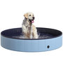 Voir la diapositive 1 : PAWHUT Piscine pour chien bassin PVC pliable anti-glissant facile à nettoyer diamètre 160 cm hauteur 30 cm bleu