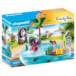 PLAYMOBIL 70610 - Family Fun Piscine avec jet d'eau
