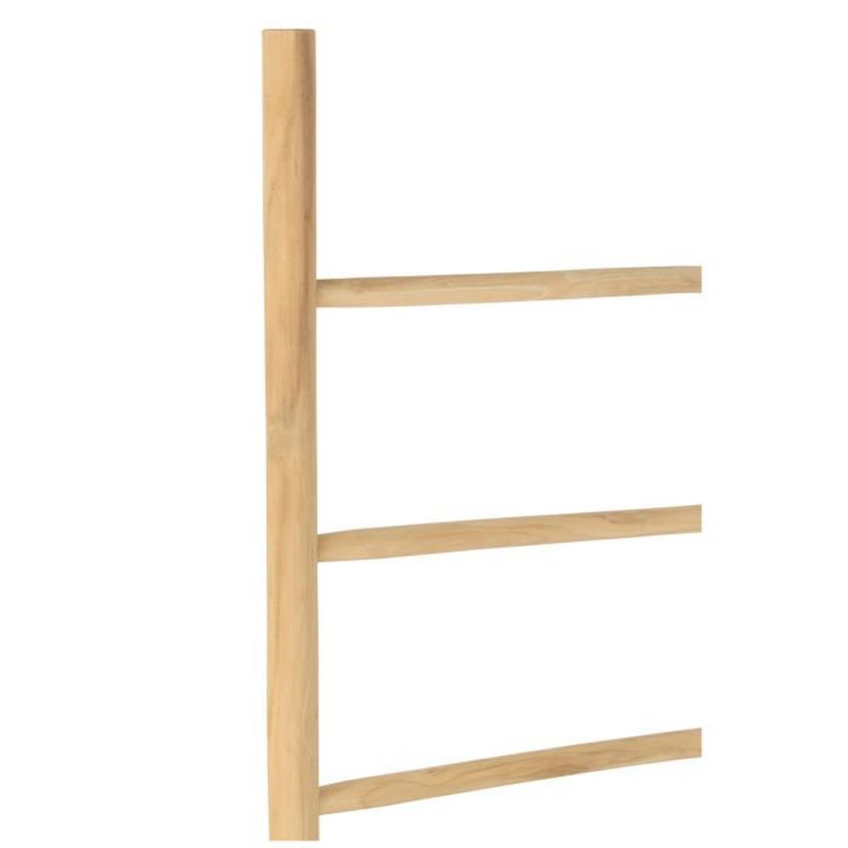 Paris Prix Échelle Déco en Teck  5 Marches  150cm Naturel