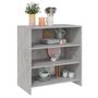 Voir la diapositive 4 : VIDAXL Buffet Gris beton 70x40,5x75 cm Bois d'ingenierie