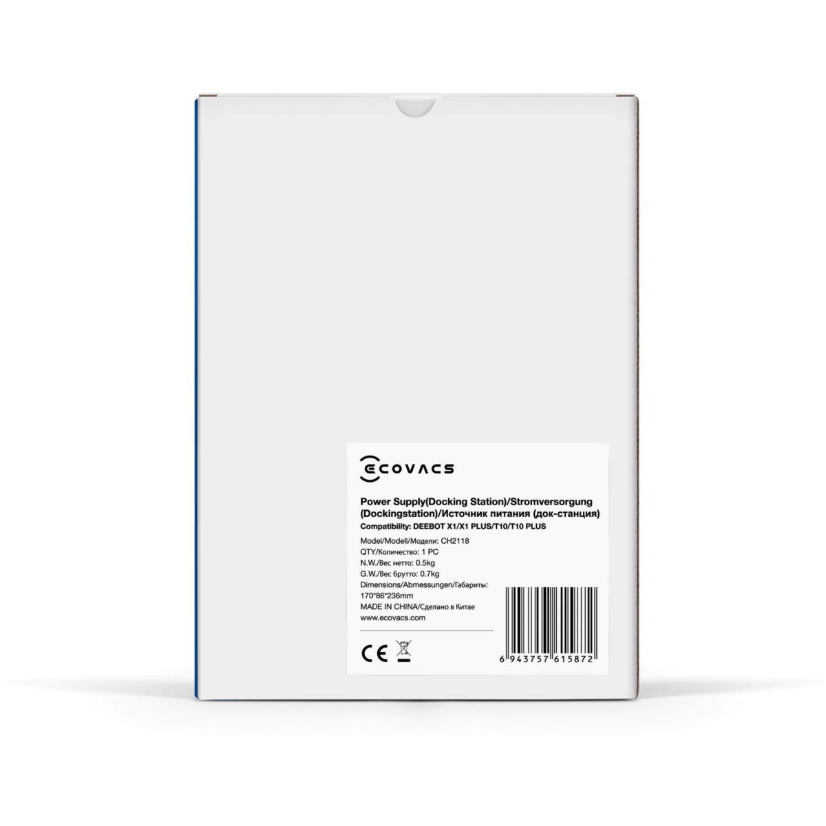 ECOVACS Nettoyant pour X1, X1 Plus, T10, T10 Plus