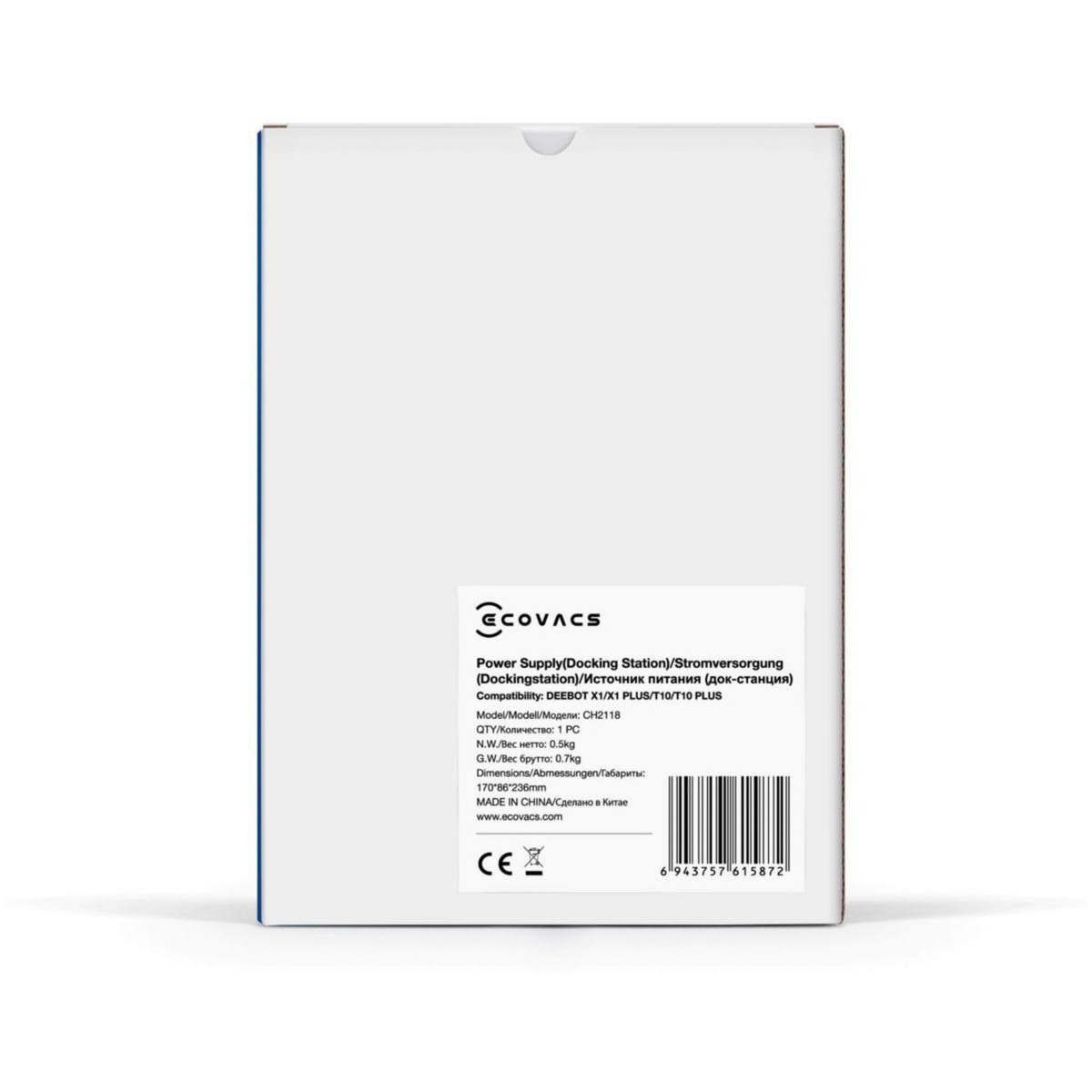 ECOVACS Nettoyant pour X1, X1 Plus, T10, T10 Plus