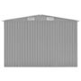 Voir la diapositive 4 : VIDAXL Abri de jardin Gris 257x779x181 cm Acier galvanise