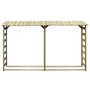 Voir la diapositive 2 : VIDAXL Double abri de stockage du bois 300 x 44 x 176 cm Pin impregne