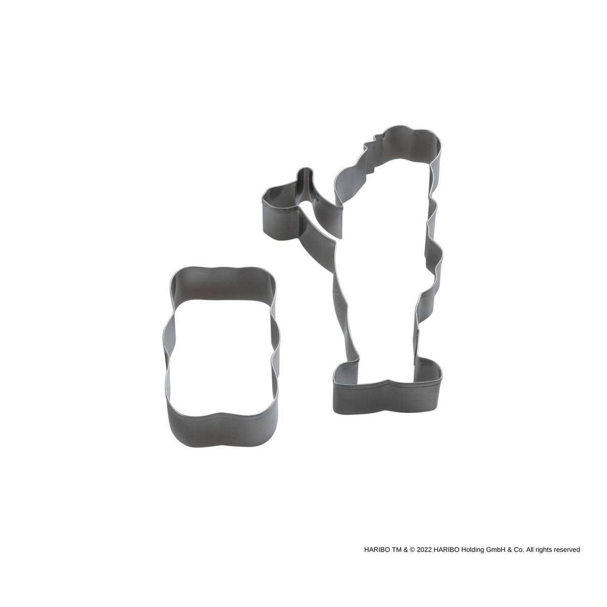 ZENKER Lot de 2 emporte-pièces nounours zenker par haribo