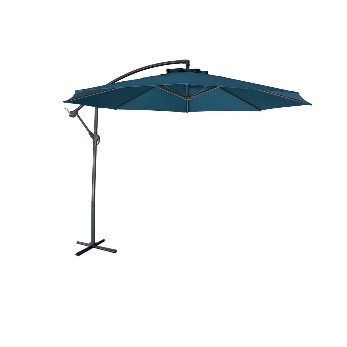 SWEEEK Parasol déporté rond Hardelot diamètre 300cm excentré  8 baleines