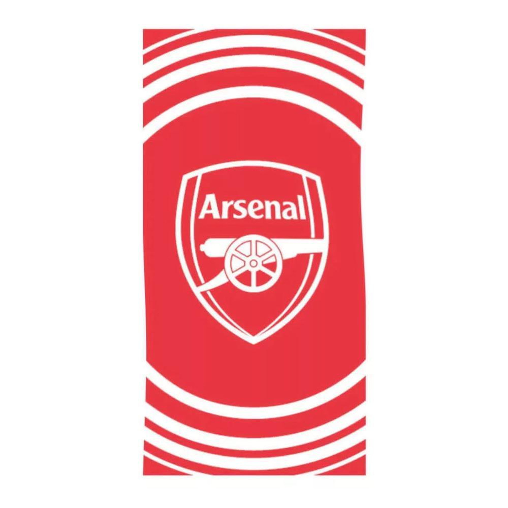 SPORTZONE Serviette Rouge Mixte Sport Zone Arsenal. Coloris disponibles : Rouge