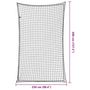 Voir la diapositive 6 : VIDAXL Filet pour remorque avec corde elastique noir 4x2,5 m PP