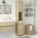VIDAXL Armoire de salle de bain Chene sonoma 30x30x183,5 cm Agglomere