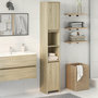 Voir la diapositive 1 : VIDAXL Armoire de salle de bain Chene sonoma 30x30x183,5 cm Agglomere