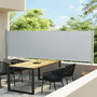 Voir la diapositive 1 : VIDAXL Auvent lateral retractable de patio 140x600 cm Gris