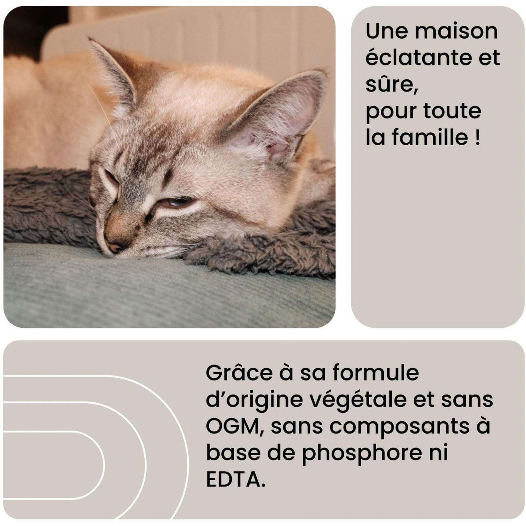 Voir la diapositive 4 : ESSENTIEL B Détergent liquide nettoyant sol universel 1l pour aspirateur robot laveur et balai laveur, anti-traces