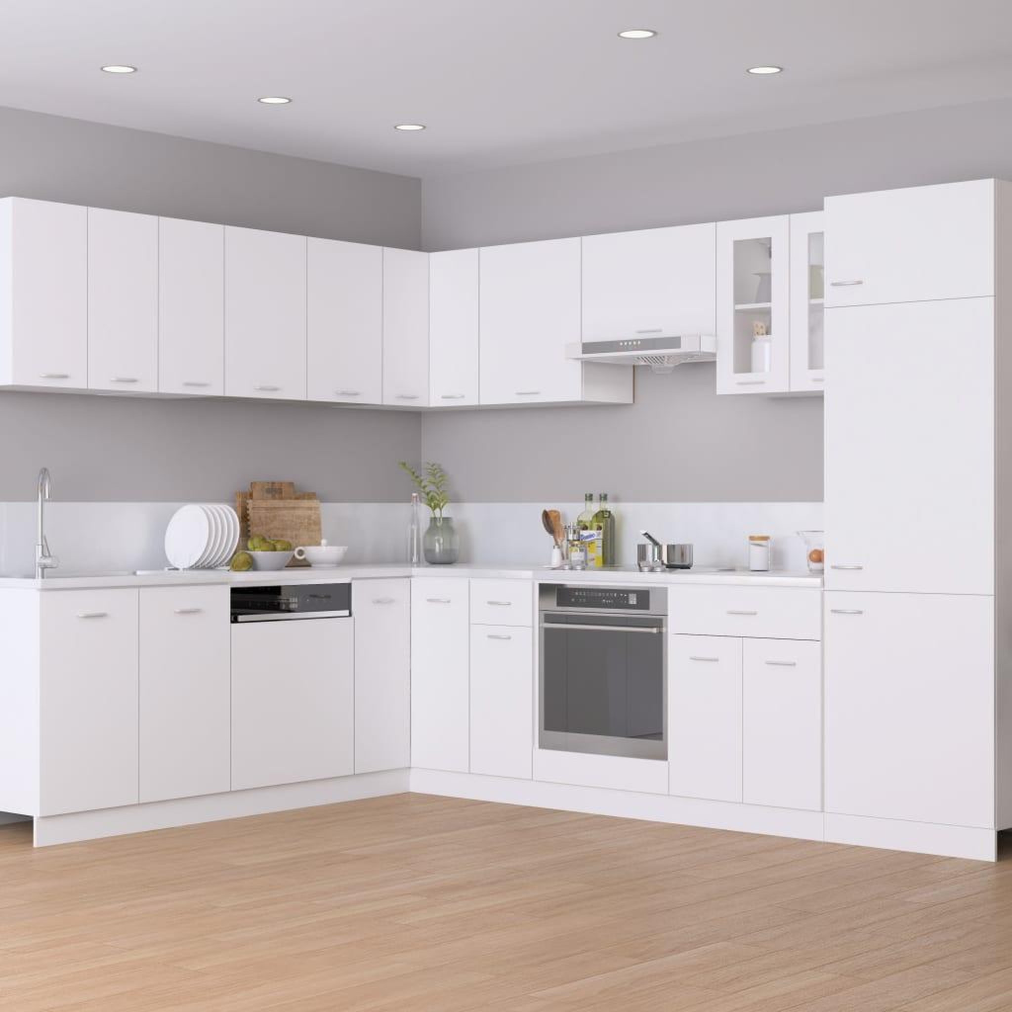 Voir la diapositive 3 : VIDAXL Armoire suspendue Blanc 29,5x31x60 cm Bois d'ingenierie