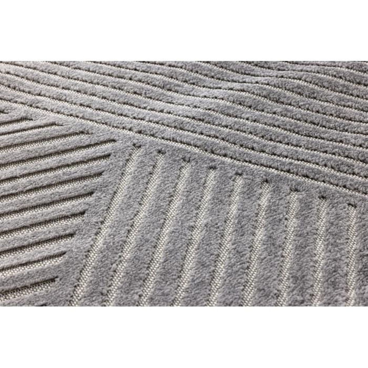 Paris Prix Tapis Déco  Aron Solar  240x340cm Gris