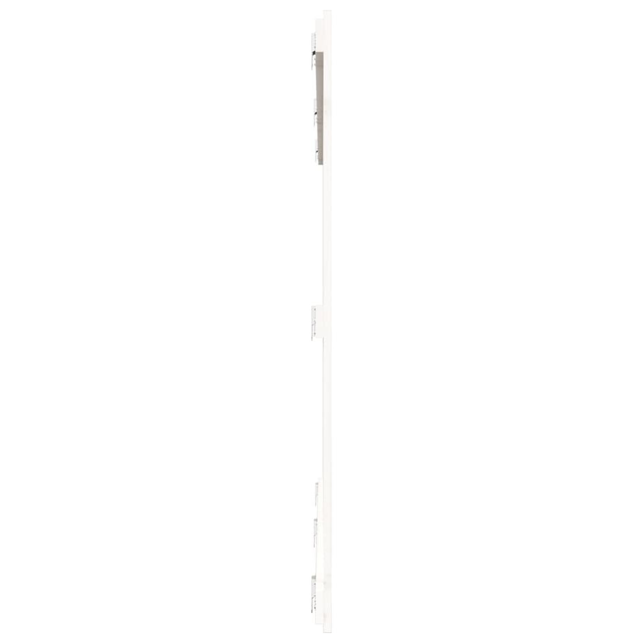 Voir la diapositive 5 : VIDAXL Tete de lit murale Blanc 204x3x110 cm Bois massif de pin