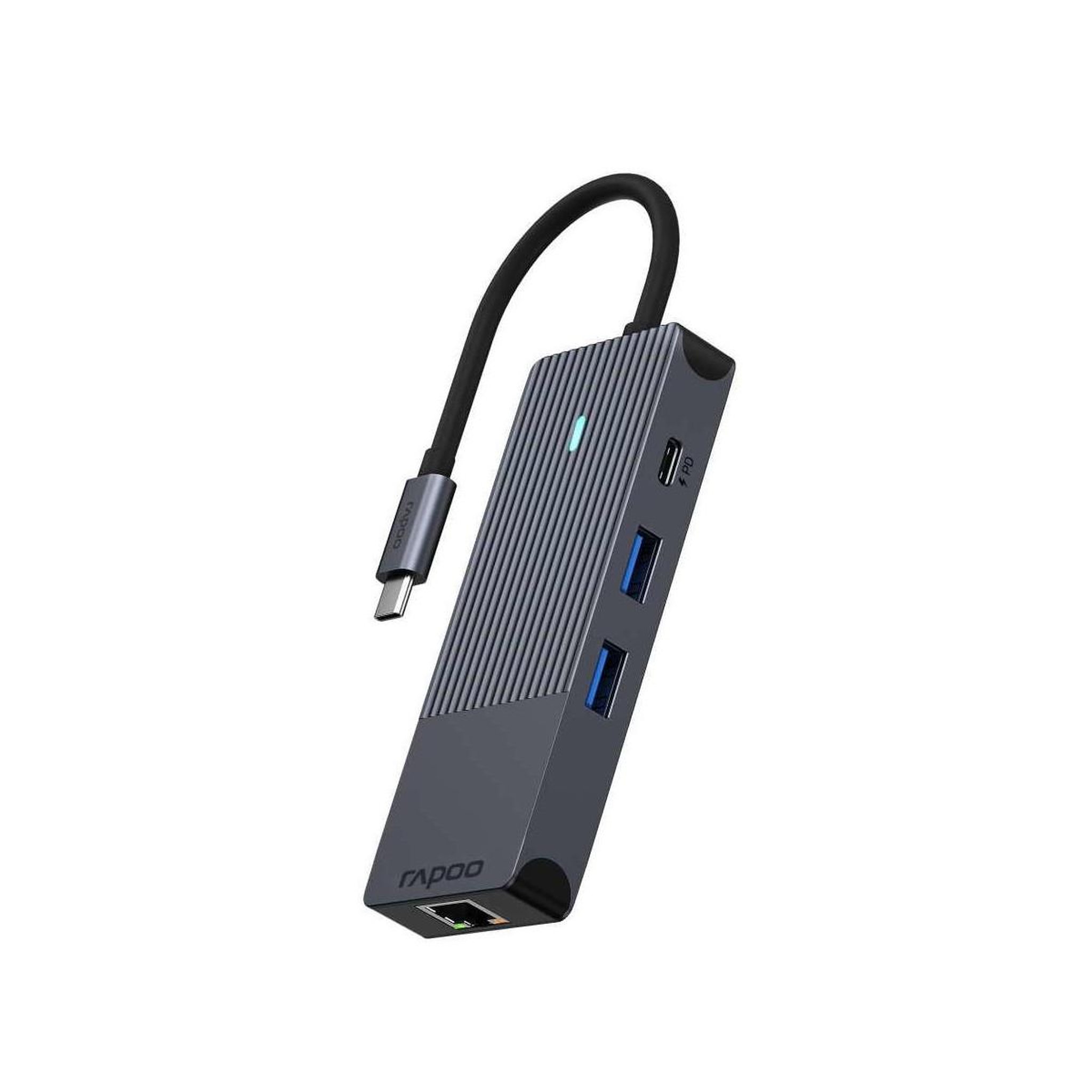 RAPOO Rapoo UCM-2004 carte et adaptateur d'interfaces HDMI, RJ-45, USB 3.2 Gen 1 (3.1 Gen 1), USB Type-C
