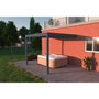 Voir la diapositive 8 : Pergola Bioclimatique adossée 3x3 m - Anthracite - VS OmBREA®