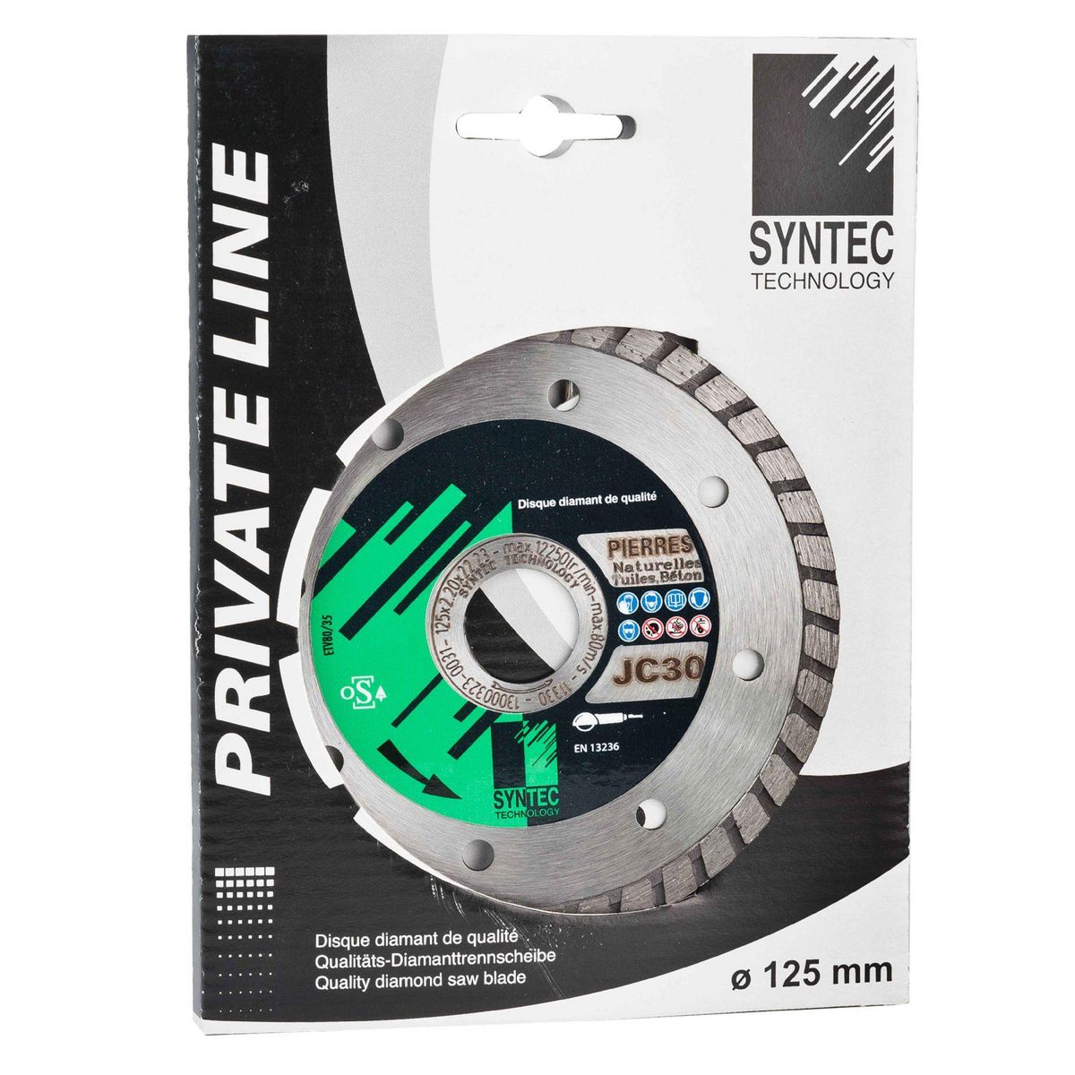 SYNTEC TECHNOLOGY Disque diamant turbo Ø 125 mm