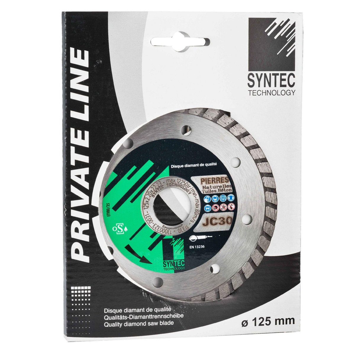 SYNTEC TECHNOLOGY Disque diamant turbo Ø 125 mm