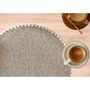 Voir la diapositive 2 : HABITABLE Lot de 2 sets de tables ronds en jute ALAGO