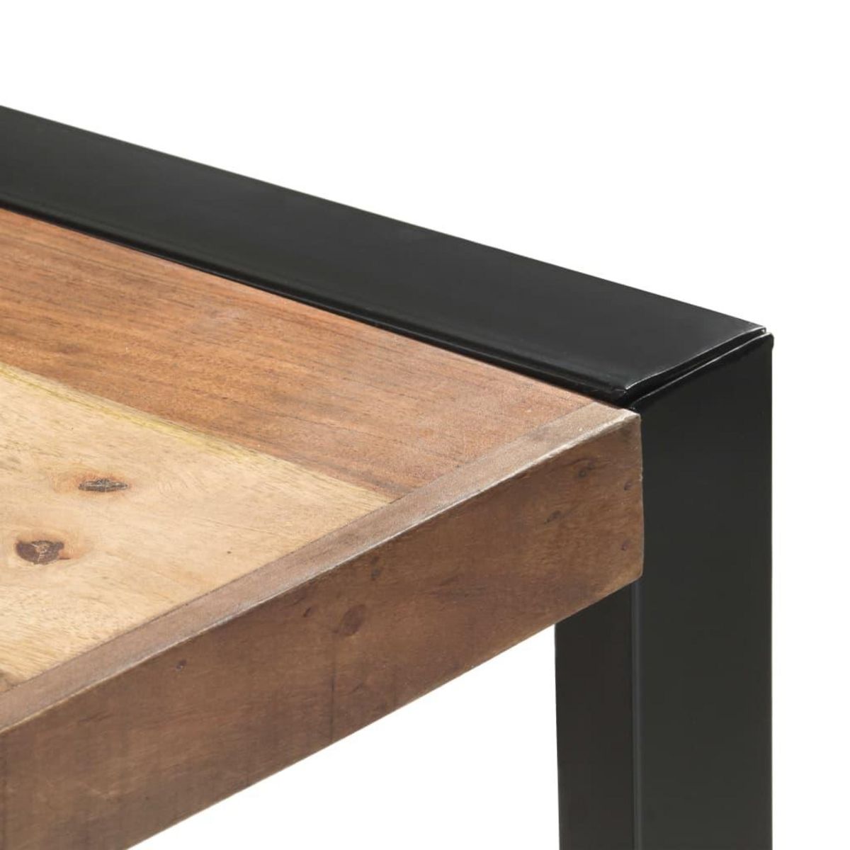 VIDAXL Table a manger 200x100x75 cm bois massif