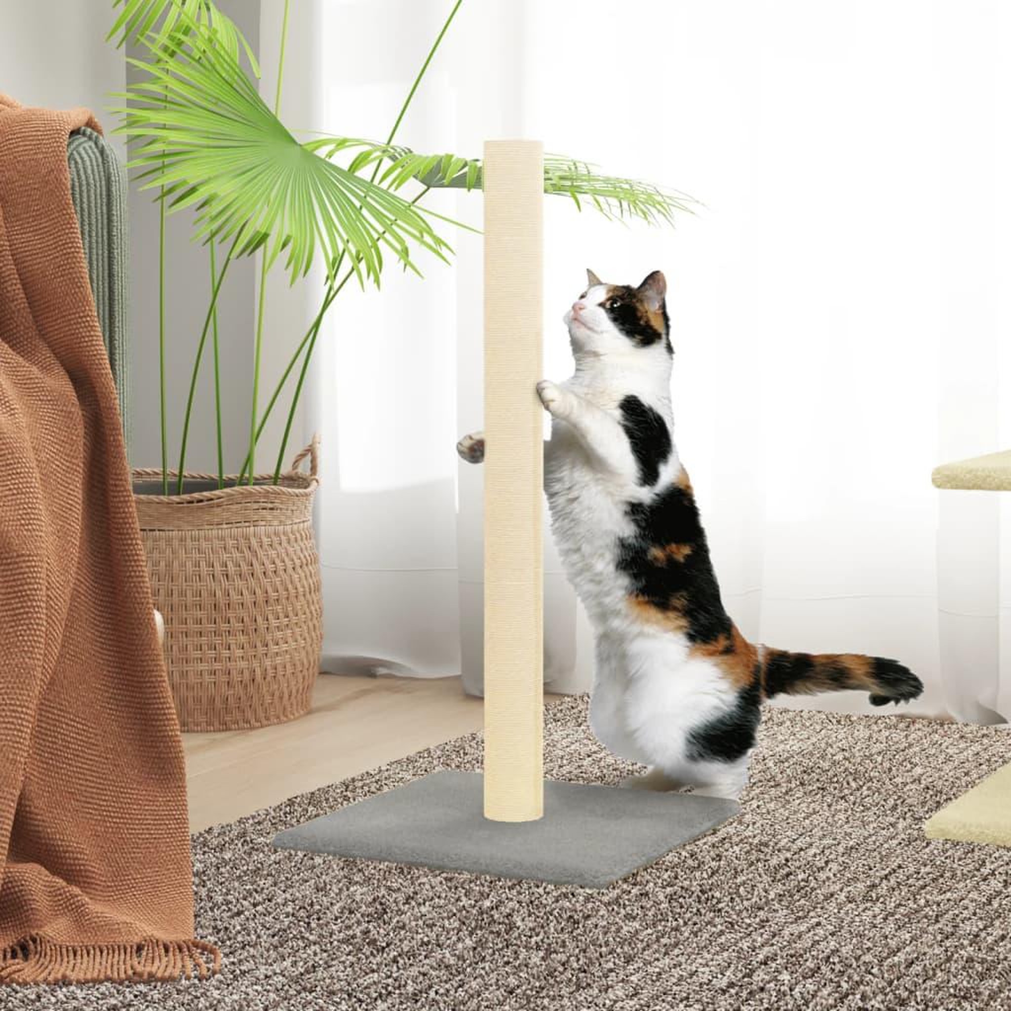 VIDAXL Arbre a chat Gris clair 35x35x70 cm