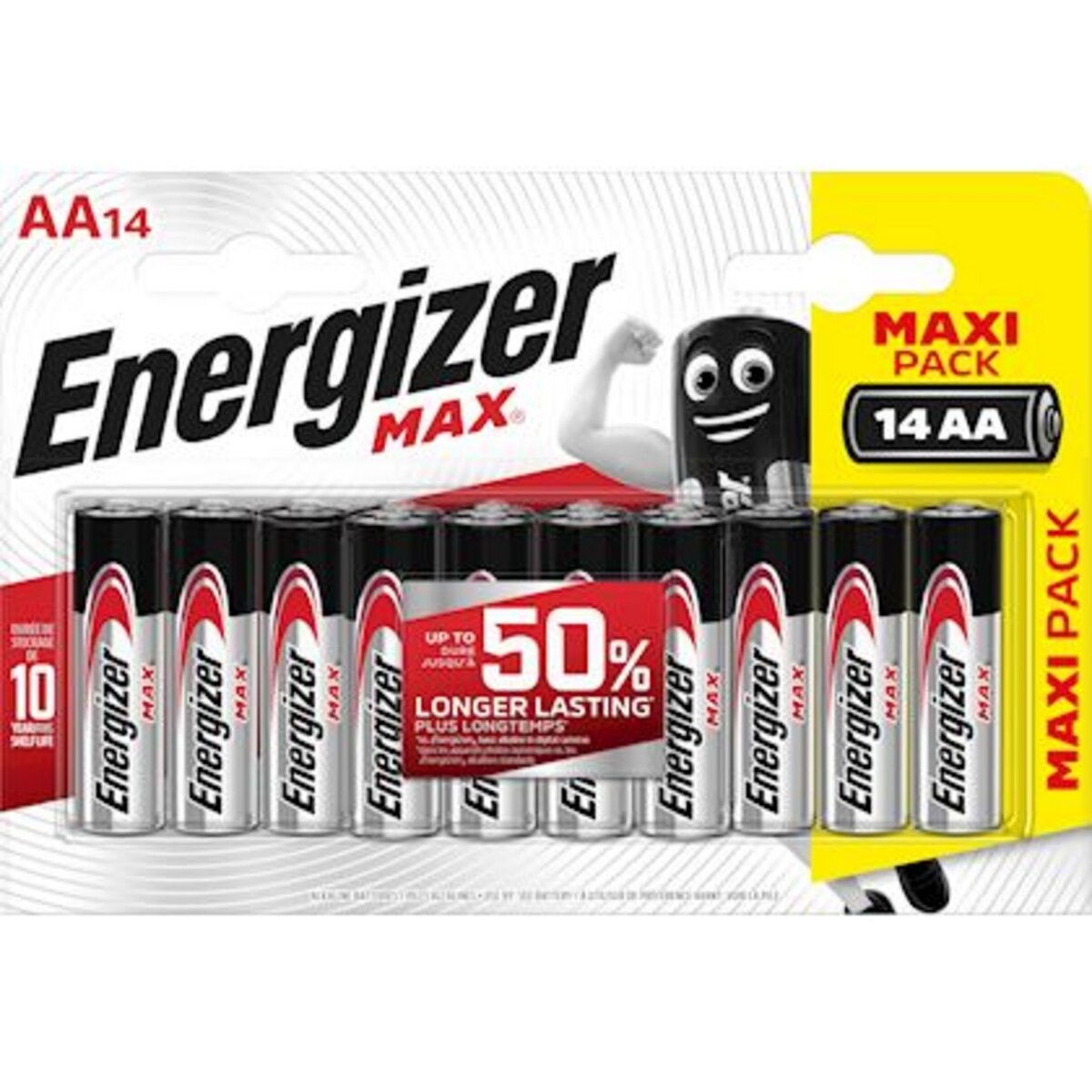 Energizer Lot de 14 Piles alcalines max AA/LR06