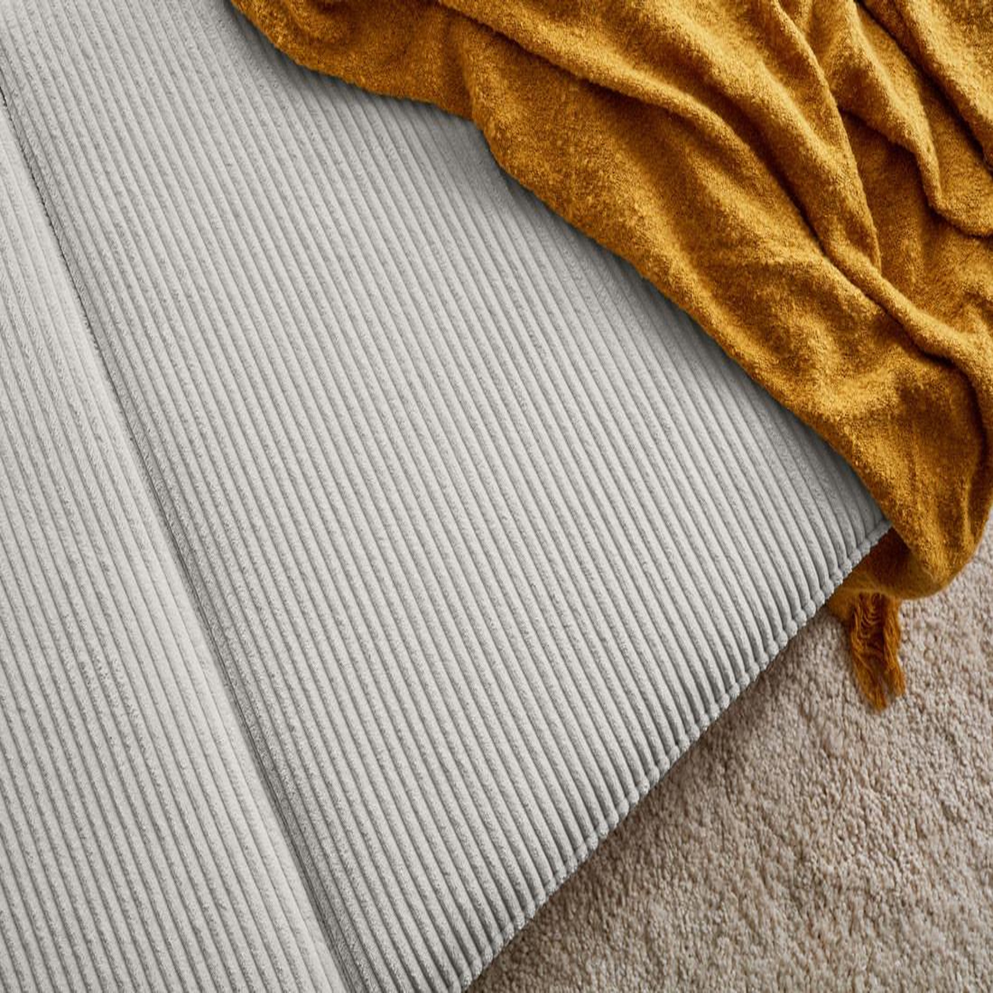 Voir la diapositive 4 : LISA DESIGN Charlie - canapé d'angle réversible - 4 places - convertible avec coffre - en velours côtelé