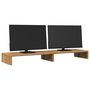 Voir la diapositive 3 : VIDAXL Support de moniteur chêne artisanal 100x27x10cm bois ingénierie