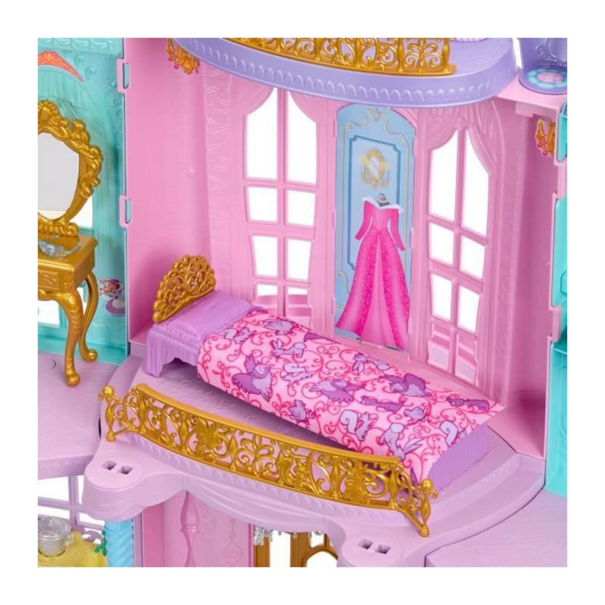 MATTEL GRAND CHÂTEAU DES PRINCESSES - MATTEL - HLW29 - POUPEE MANNEQUIN DISNEY