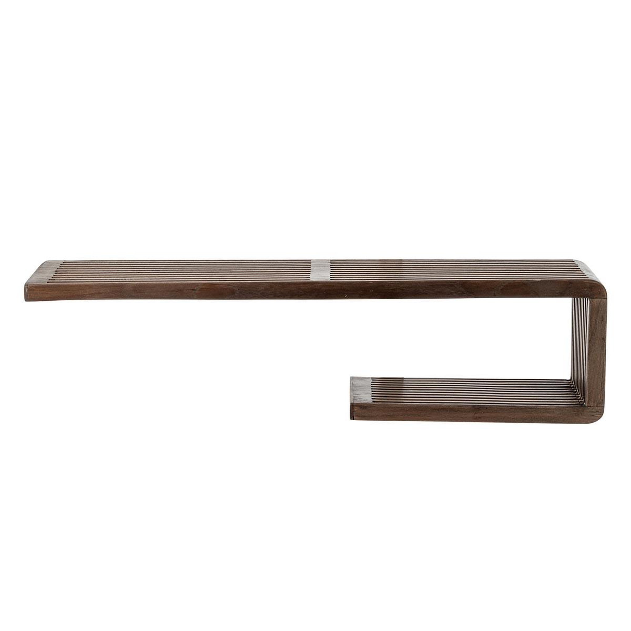 J-LINE Étagère murale en bois  lars  79cm marron