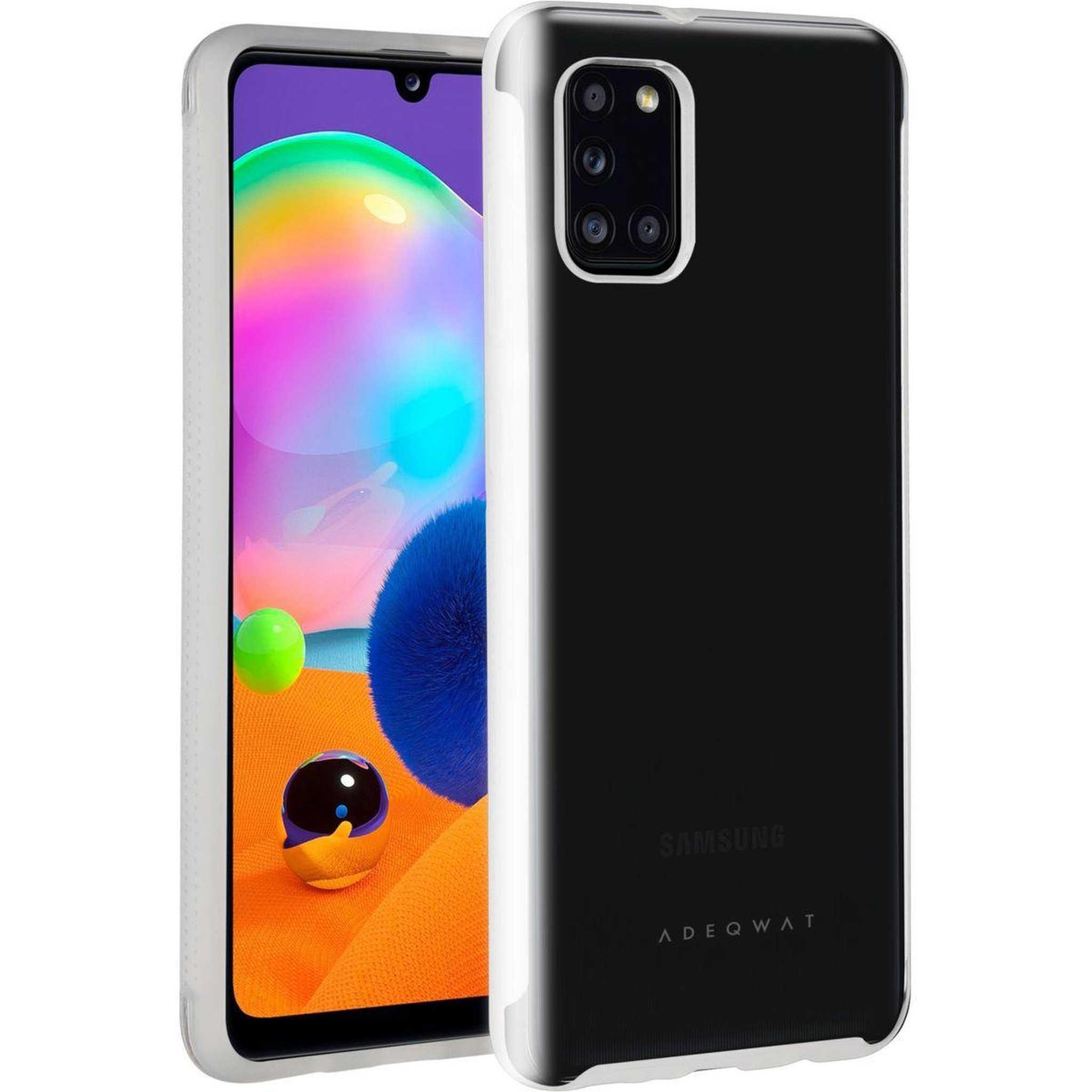 Voir la diapositive 1 : ADEQWAT Coque Samsung A31 Antichoc transparent