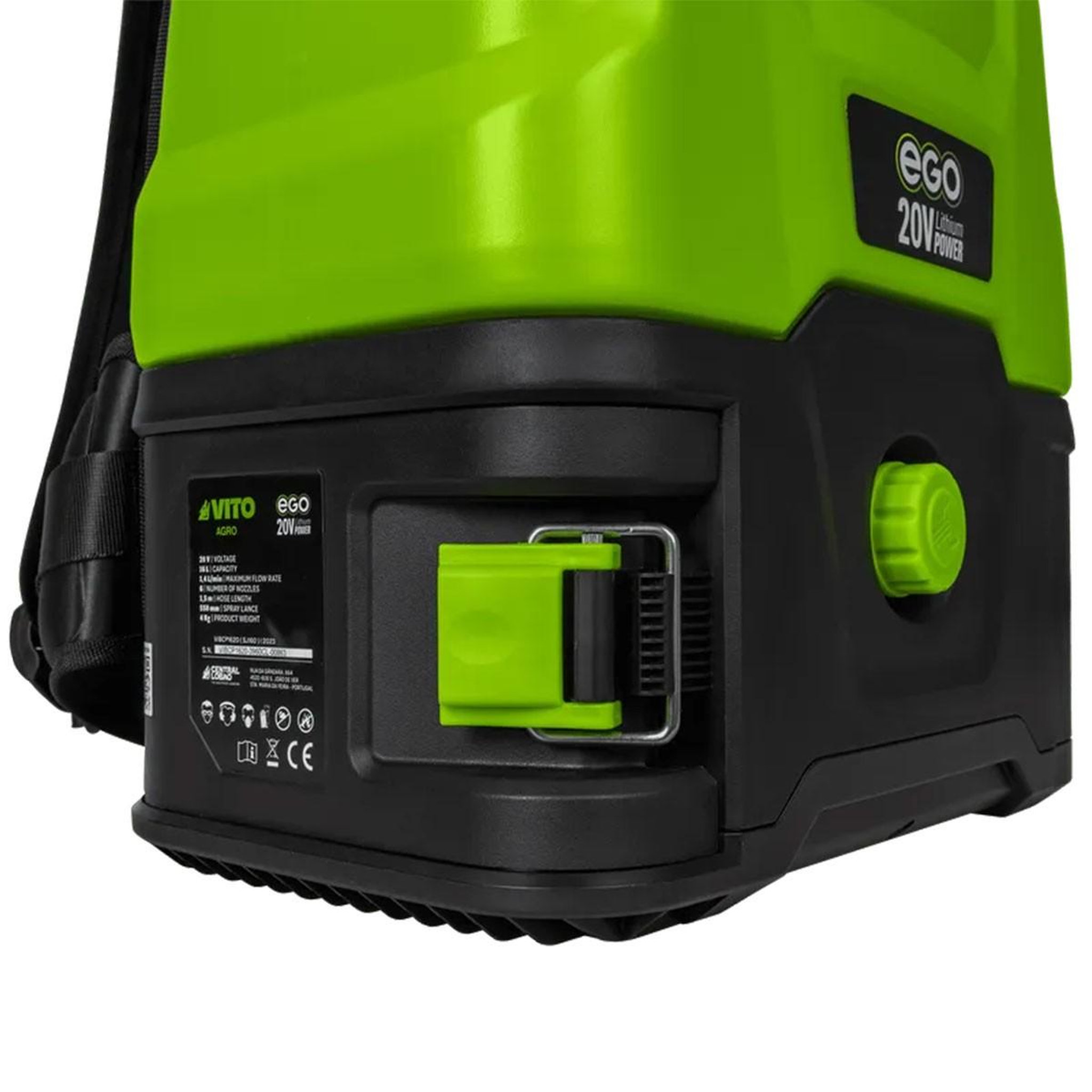 Voir la diapositive 6 : VITO Pulvérisateur à Batterie 20V -16L 5bar Vendu Sans Batterie Ni Chargeur Végetaux jardin toitures VITO