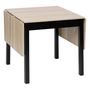 Voir la diapositive 3 : FIVE Table extensible 2 à 6 places en bois - Beige et noir