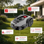 Voir la diapositive 2 : BY TONINO LAMBORGHINI GARDEN MACHINERY Robot Tondeuse Autonome Coupe Ø18cm Surfaces 500m2 Pente 45% Recharge Automatique Controle facile sur Smartphone LAMBORGHINI