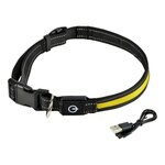 Paris Prix Collier Lumineux Pour Chien  LED  45cm Jaune