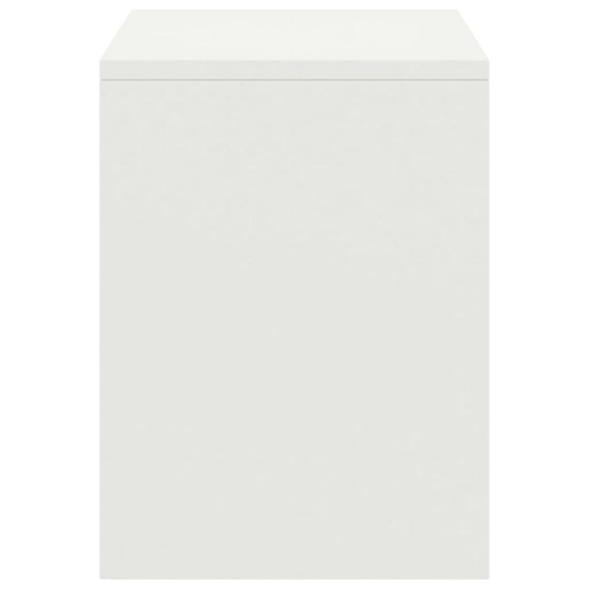 VIDAXL Table de chevet Blanc 35x30x40 cm Bois de pin massif