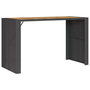 Voir la diapositive 5 : VIDAXL Ensemble de bar de jardin 7 pcs avec coussins noir poly rotin