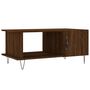 Voir la diapositive 2 : VIDAXL Table basse chene marron 90x50x40 cm bois d'ingenierie