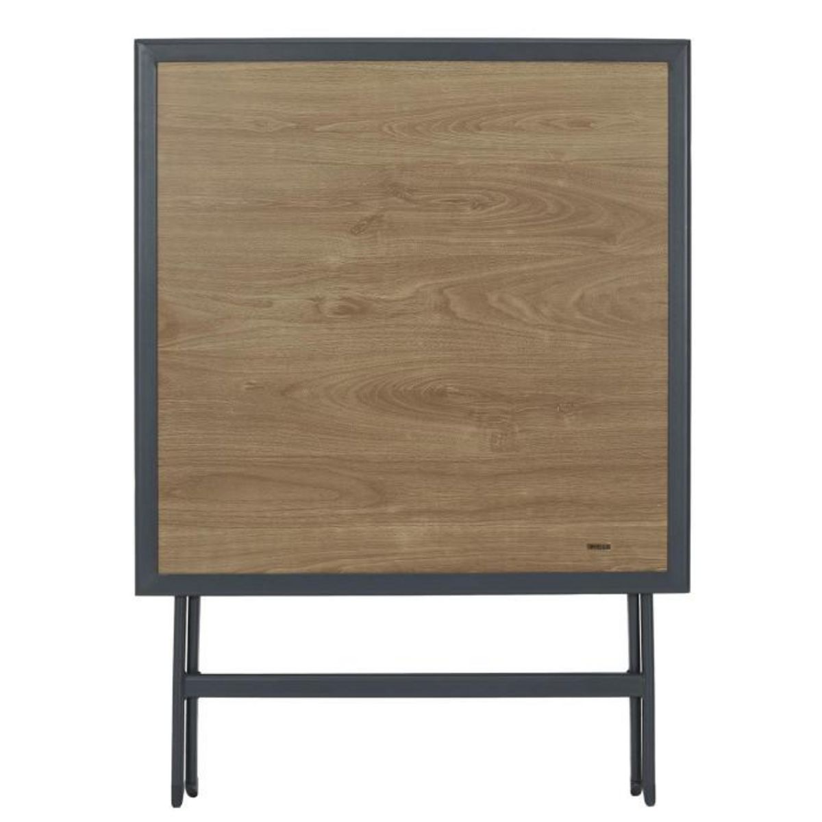 Paris Prix Table de Jardin Pliable  Barcelone  70cm Gris & Naturel