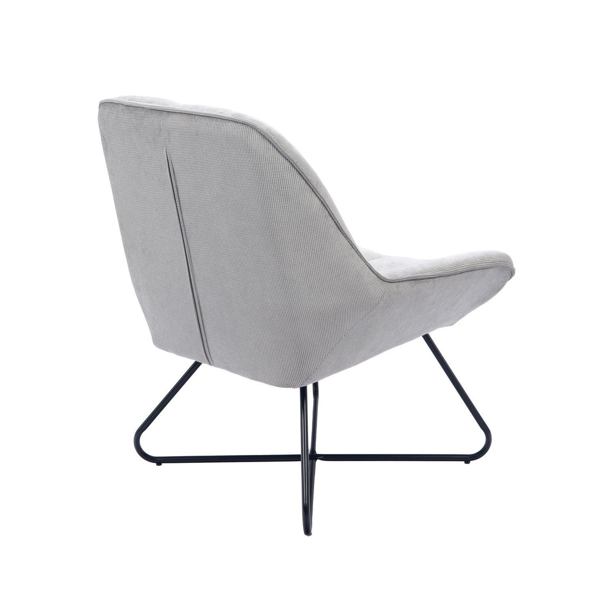 Voir la diapositive 3 : Amadeus Fauteuil tissu et métal Louis