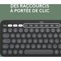 Voir la diapositive 5 : Logitech Clavier + Souris Pebble 2 pour Mac M350s+K380s Graphite